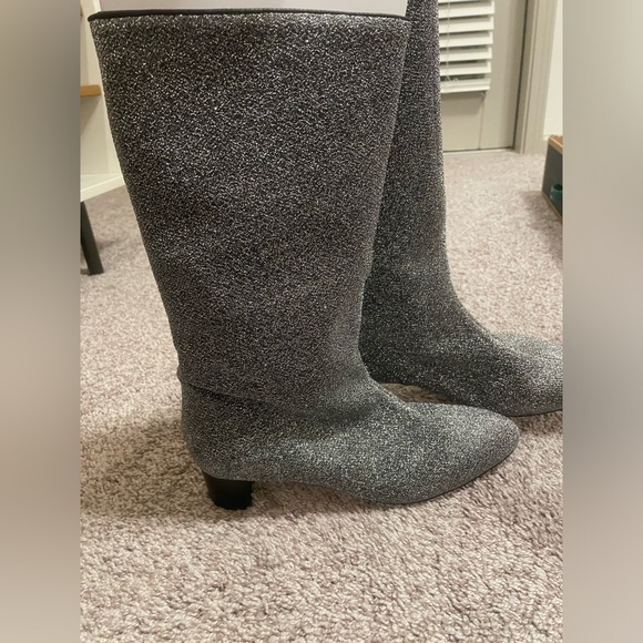 Zara shimmery boots size 8 - Picture 9 of 9